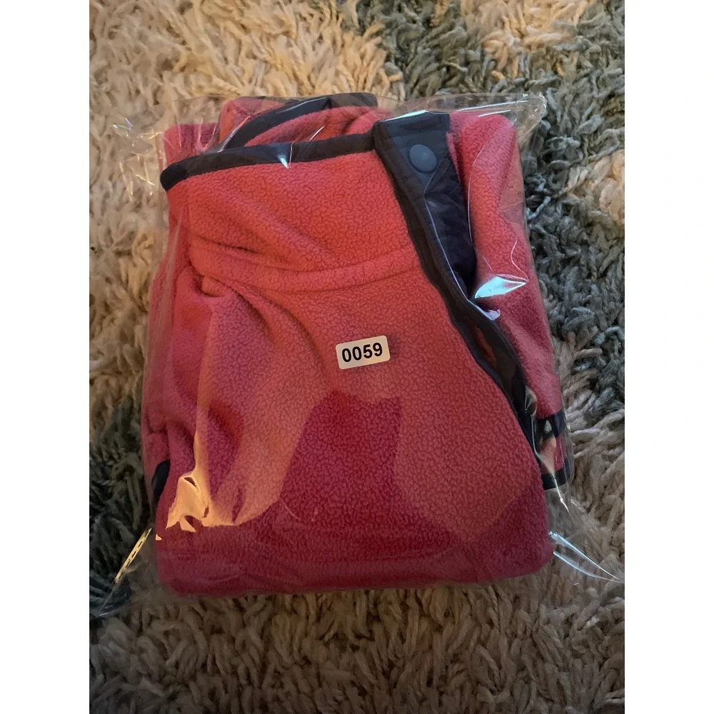 Patagonia Fleece Pullover Snap Size S Pink Blue Trim‎ Women Worn Wear - Picture 7 of 7